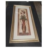 Tulip framed artwork 17.5 x 35.5