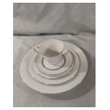 Nikko INCA Platinum (7413) 5 piece place setting.