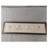 Framed train details 22.5 x 6.5