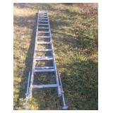 Werner SAF-T-MASTER model D-1128-2 25 ft ladder