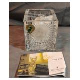 Waterford Christianity 2000 Votive with candle.