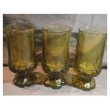 Tiffin Franciscan Madeira Goblet Olive Green