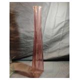 Triangle colorful bud vases 12" and 12.5" tall