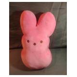 Peeps pink plush bunny. 11"