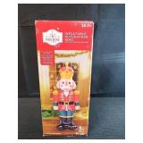 Inflatable nutcracker king Christmas decor 3ft