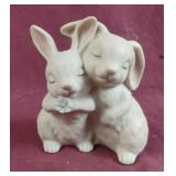 Vintage Porcelain Figurine Homco 1990 ï¿½He Loves