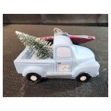 NC tarheels truck ornament with tag