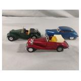 Mercedes Cabriolet, Corgi MG-TF, and Chrysler