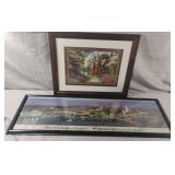 Framed puzzle artwork