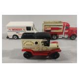 Wonder, Getty and Happy Home Bread model cars