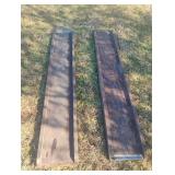 Wood ramps 72" long