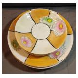 Peach Iridescent Peach Lusterware Hand Painted