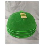 Neon green food covers. Total of 4