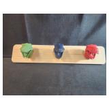 Pillowfort Kids Colorful Dino Hook Rack. 18"