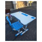 Kids Drawing/Craft Table 31"Wx17.5"D and Chair