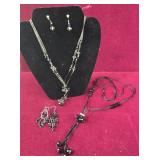 Beaded Necklaces and Earrings