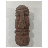 Wood carving of Moai statue
