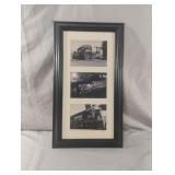 Framed train photos DMW 12/03