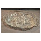 Vintage Anchor Hocking "Star of David" divided