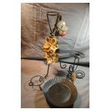 Metal candle holders