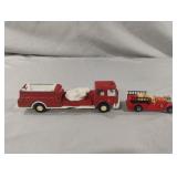 Model fire trucks