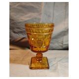 Vintage Colony Glass Amber Park Lane Drinking