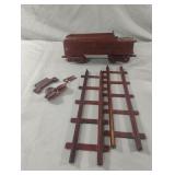 Wood model train. Pieces just need to be reglued