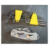 Utility knife and 2 Alan wrench sets