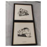 Vintage The Airflow Diesel and The Hudson 4-6-4