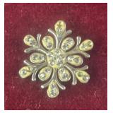 .925 Silver Snowflake charm