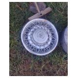 Aluminum Cadillac hub caps. Set of 4