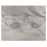 Glass mixing bowls