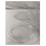 Glass fish shaped trays