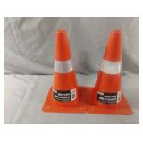 Safety cones 12" tall