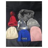 Toboggans and a scarf