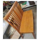 Wood bench 41.5 x 40 x 17