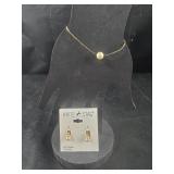 Faux Pearl Bracelet and earrings