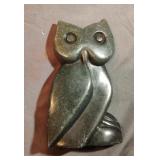 Marble owl. 4 3/4" tall