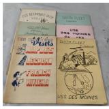 Vintage USS Des Moines books
