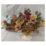 Vintage floral arrangements