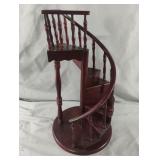 Vintage staircase shelf