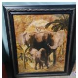 Vintage Interiors by Design Framed Safari Animal
