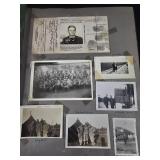 Scrapbook with WWII Military Photos