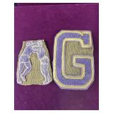 Vintage Letterman Patches - likely pre WWII era
