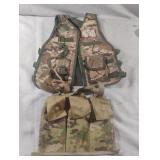 Military ammunition pouch and camo vest