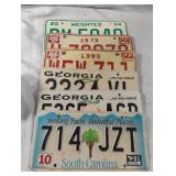 North Carolina, Georgia and South Carolina