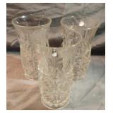 Vintage Anchor Hocking Set Of 3 Tea Glasses. 5