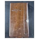 Vintage Bates Secretary Alphabetical List finder,