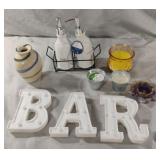 Candles and home decor