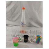 Rain Mango bottle and shot glasses